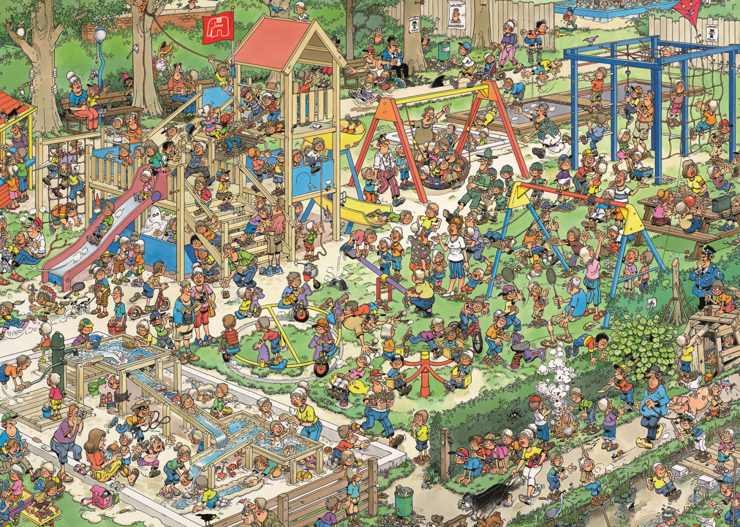 Jan van Haasteren - De Speeltuin (1000 stukjes)