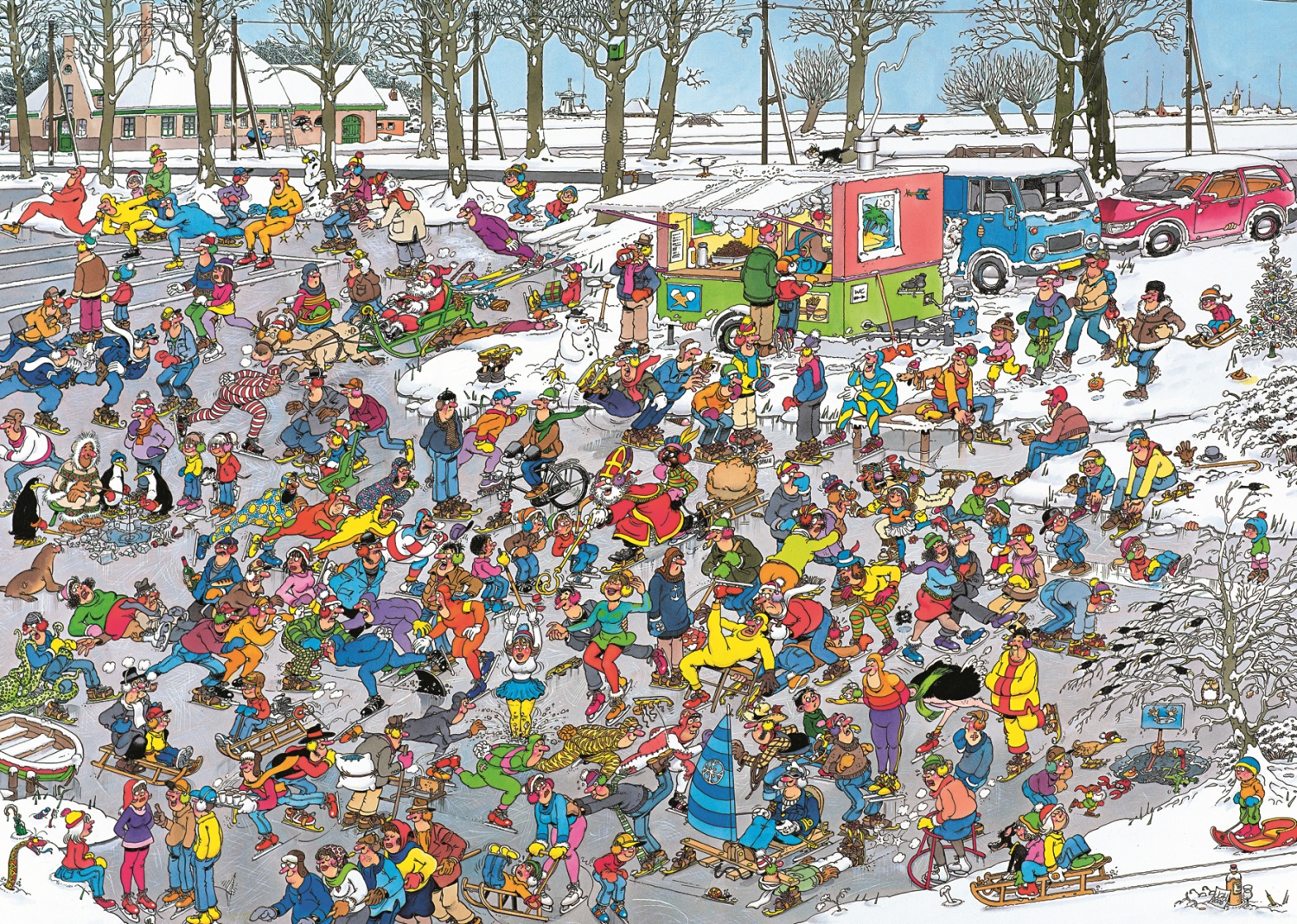 Jan van Haasteren - On Thin Ice (3000 pieces)