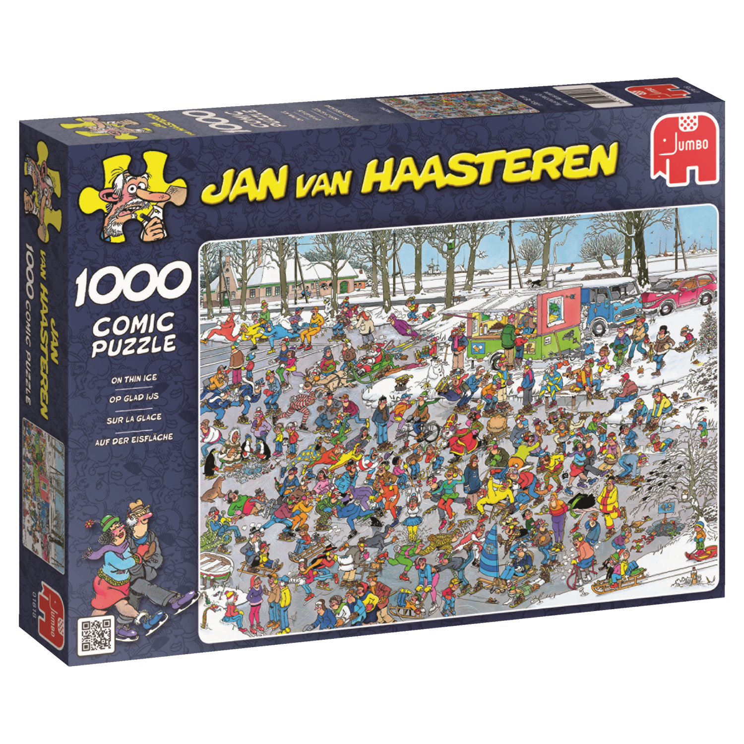 Jan van Haasteren - Op Glad Ijs (1000 stukjes)