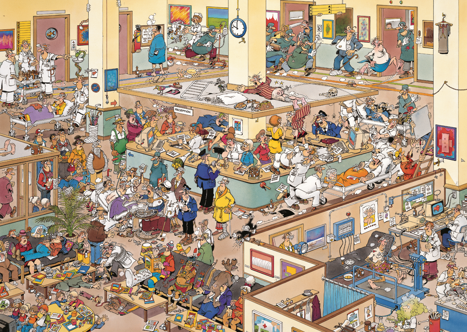 Jan van Haasteren - Van Harte Beterschap! (1000 stukjes)