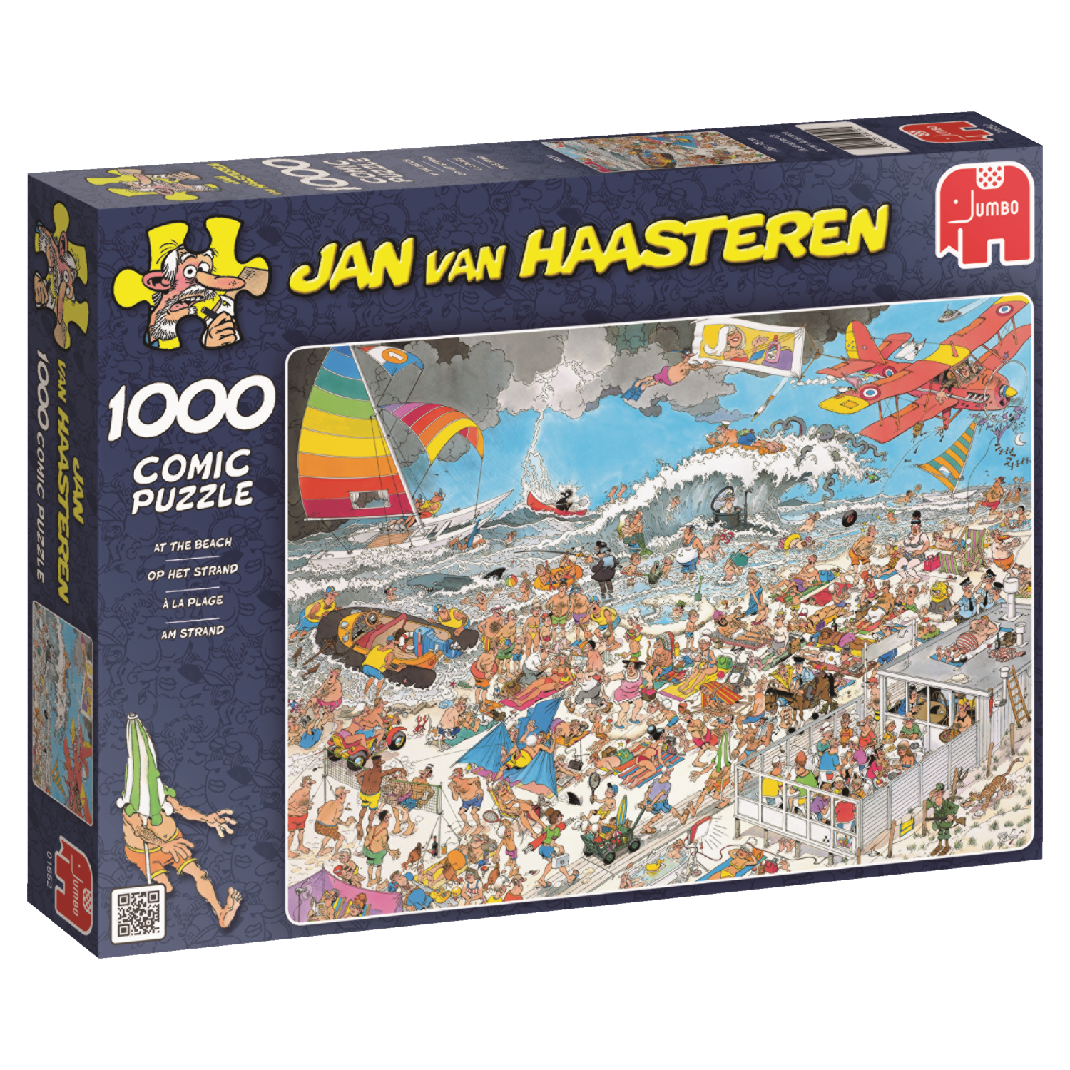 Jan van Haasteren - Op Het Strand (1000 stukjes)