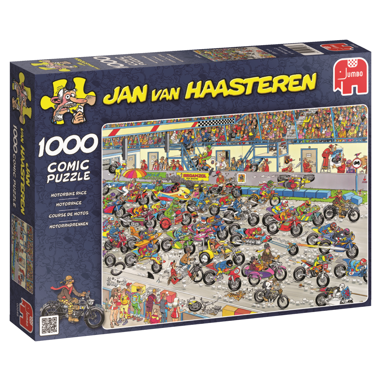 Jan van Haasteren - Motorrace (1000 stukjes)