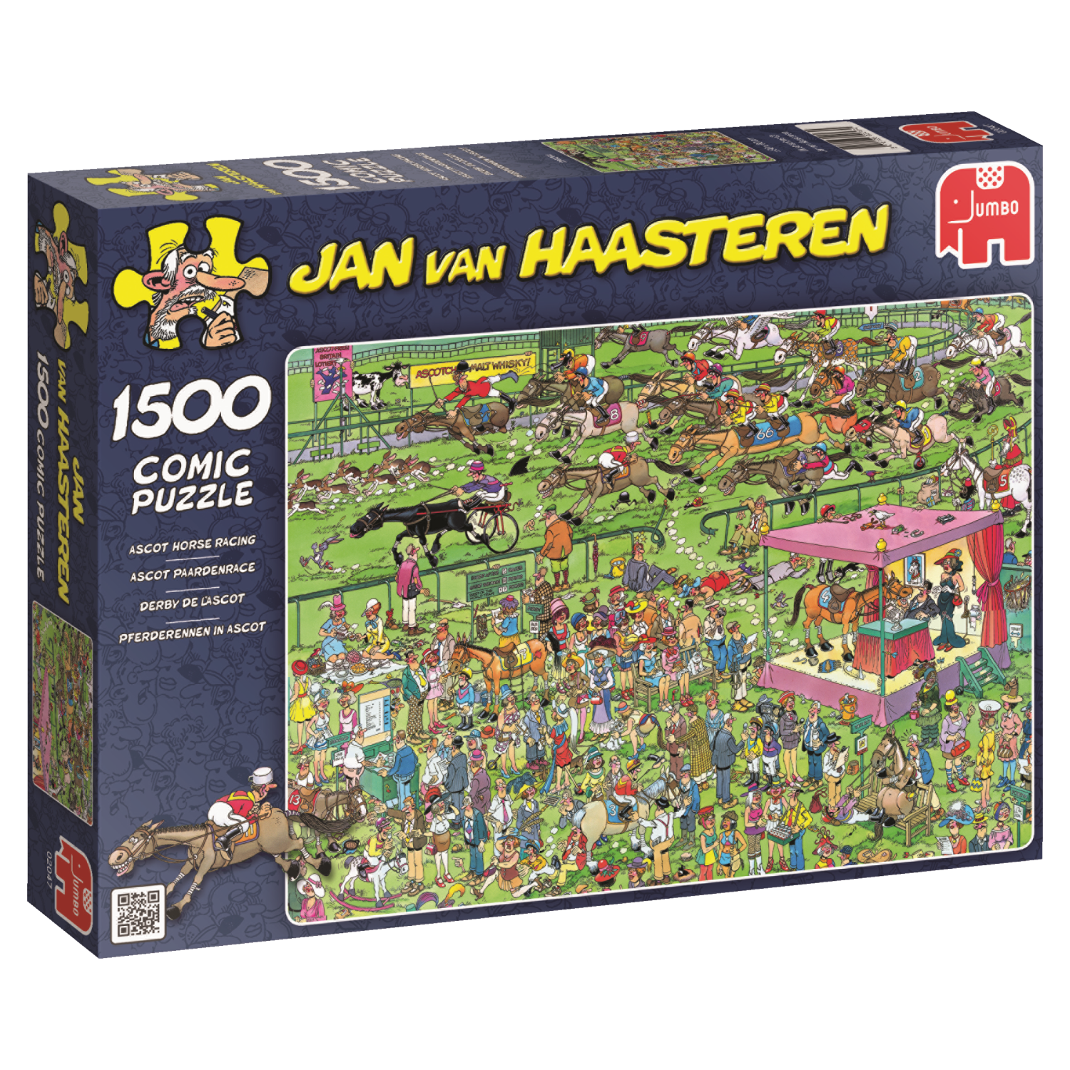 Jan van Haasteren - Ascot Paardenrace (1500 stukjes)