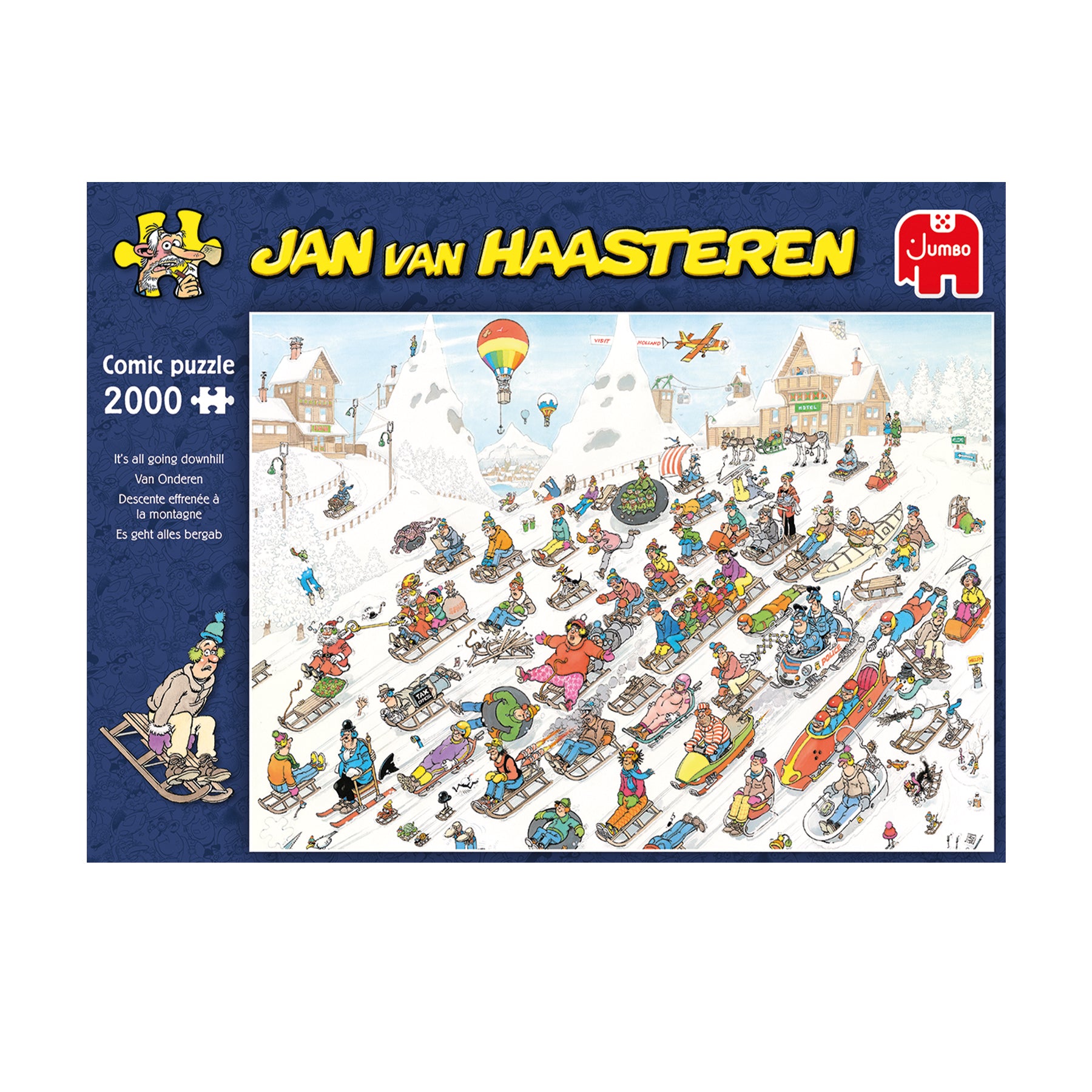 Jan van Haasteren - It's all going downhill (2000 pieces)