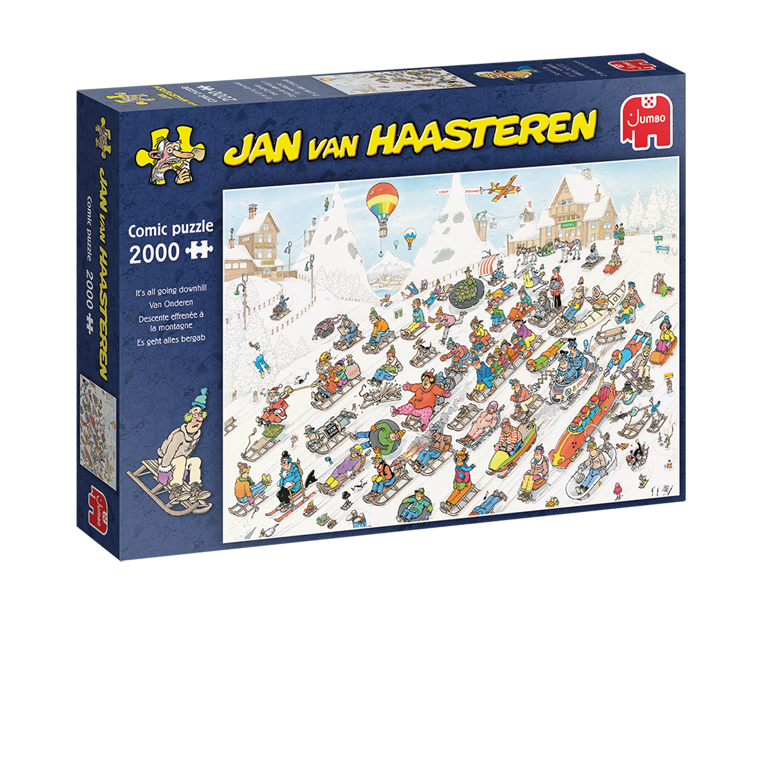 Jan van Haasteren - It's all going downhill (2000 pieces)