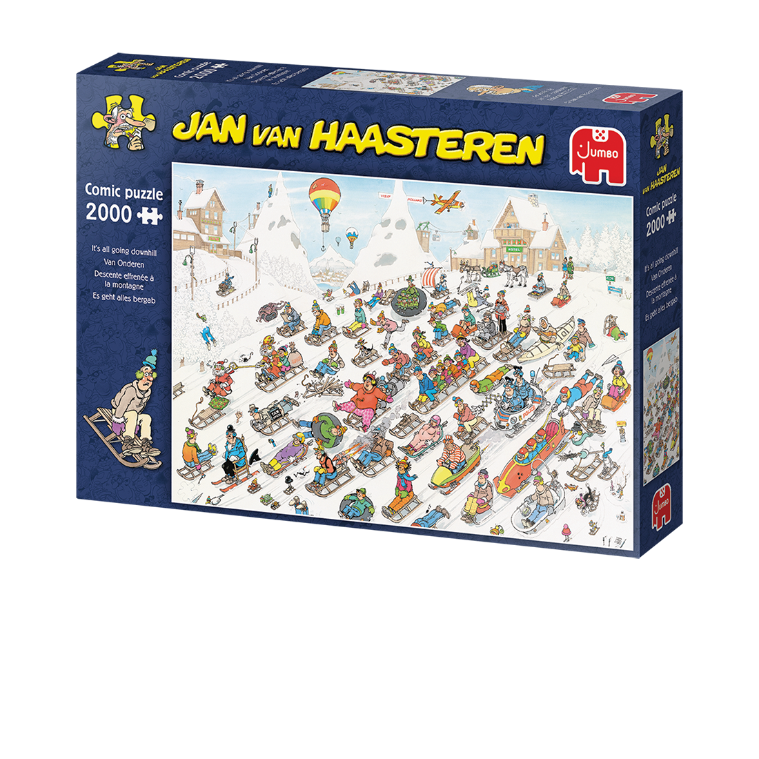Jan van Haasteren - It's all going downhill (2000 pieces)