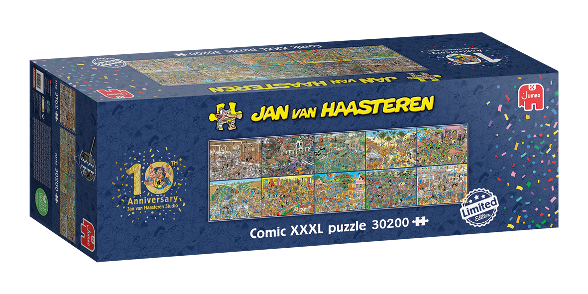 Jan van Haasteren - 10 Years Jan van Haasteren - XXXL Puzzle (30.200 pieces)