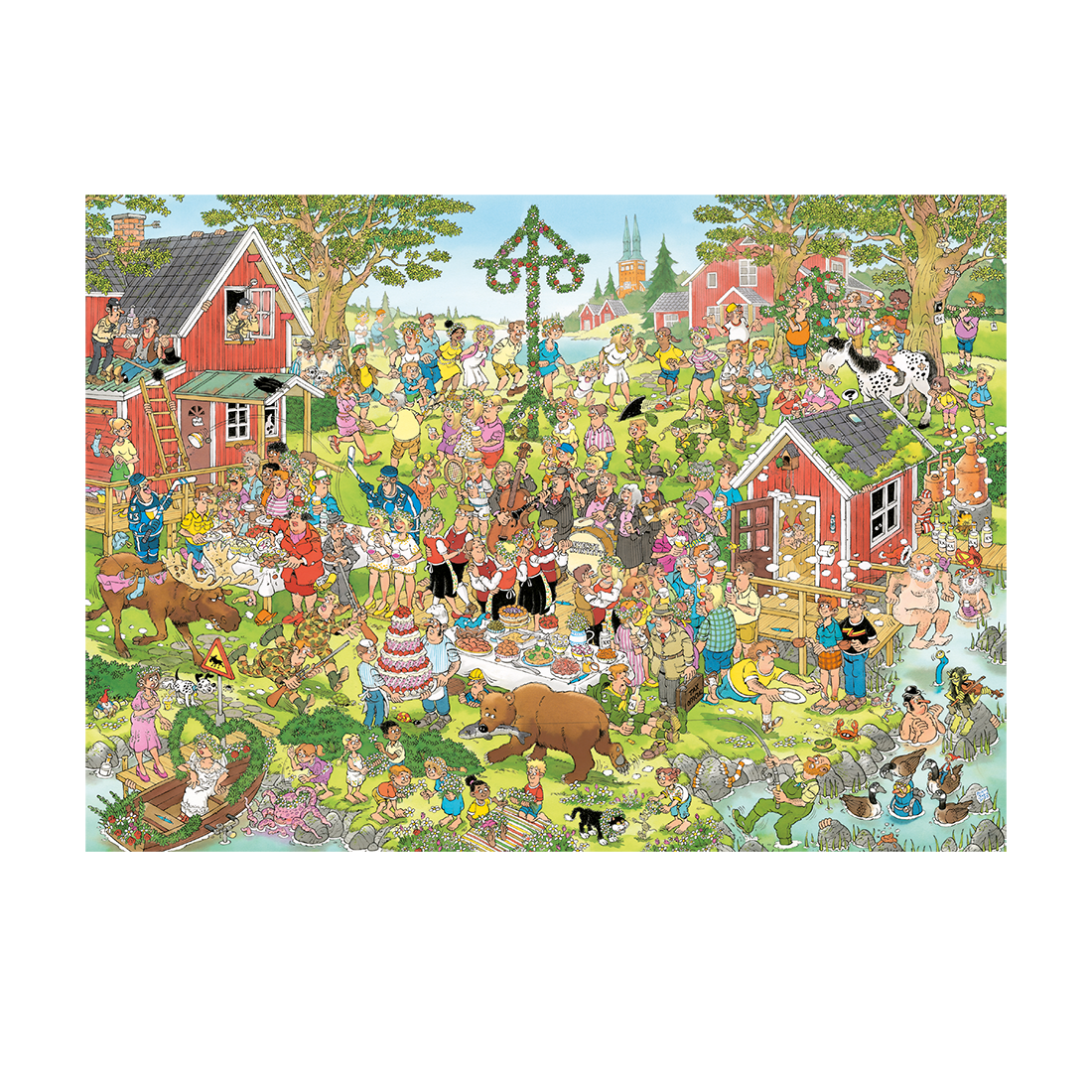 Jan van Haasteren - Midsummer festival (1000 pieces)