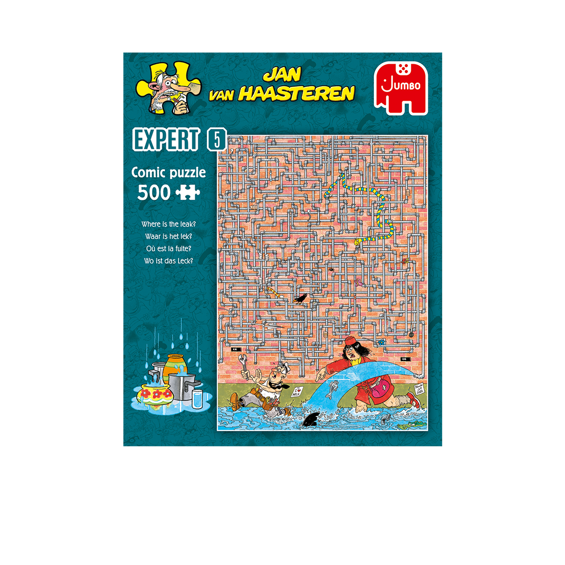 Jan van Haasteren Expert 5 - Where is the leak? (500 pieces)