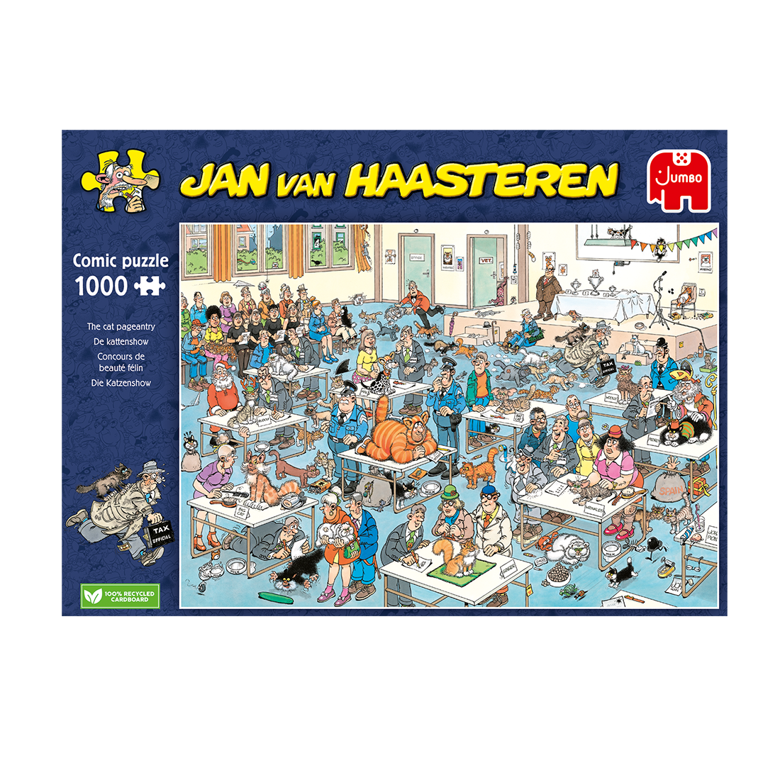 Jan van Haasteren - The cat pageantry (1000 pieces)