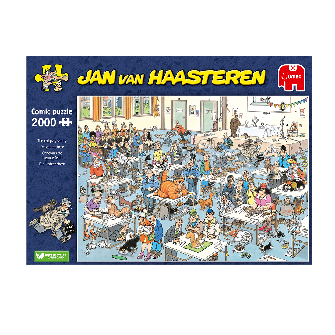 Jan van Haasteren - The cat pageantry  (2000 pieces)