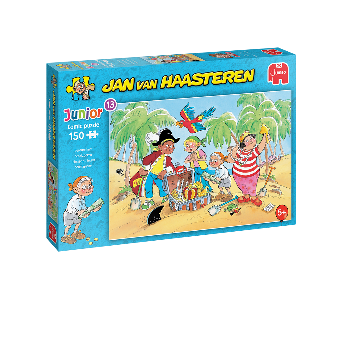 Jan van Haasteren Junior 13 - Treasure Hunt (150 pieces)