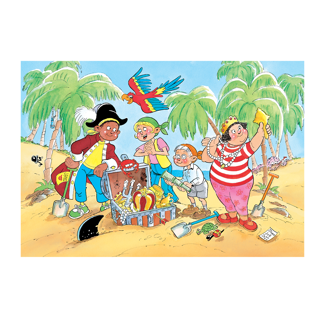 Jan van Haasteren Junior 13 - Treasure Hunt (150 pieces)