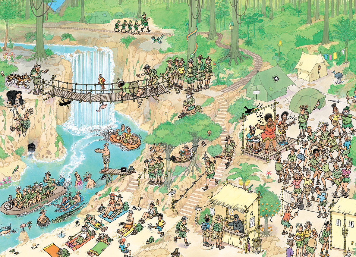 Jan van Haasteren - Jungle Tour (1000 pieces)