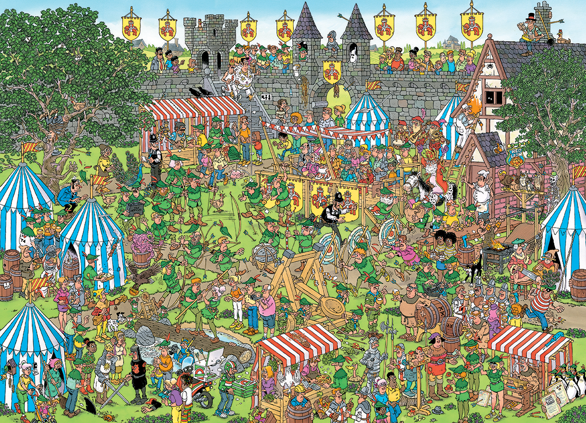 Jan van Haasteren - Robin Hood Festival (1500 pieces)