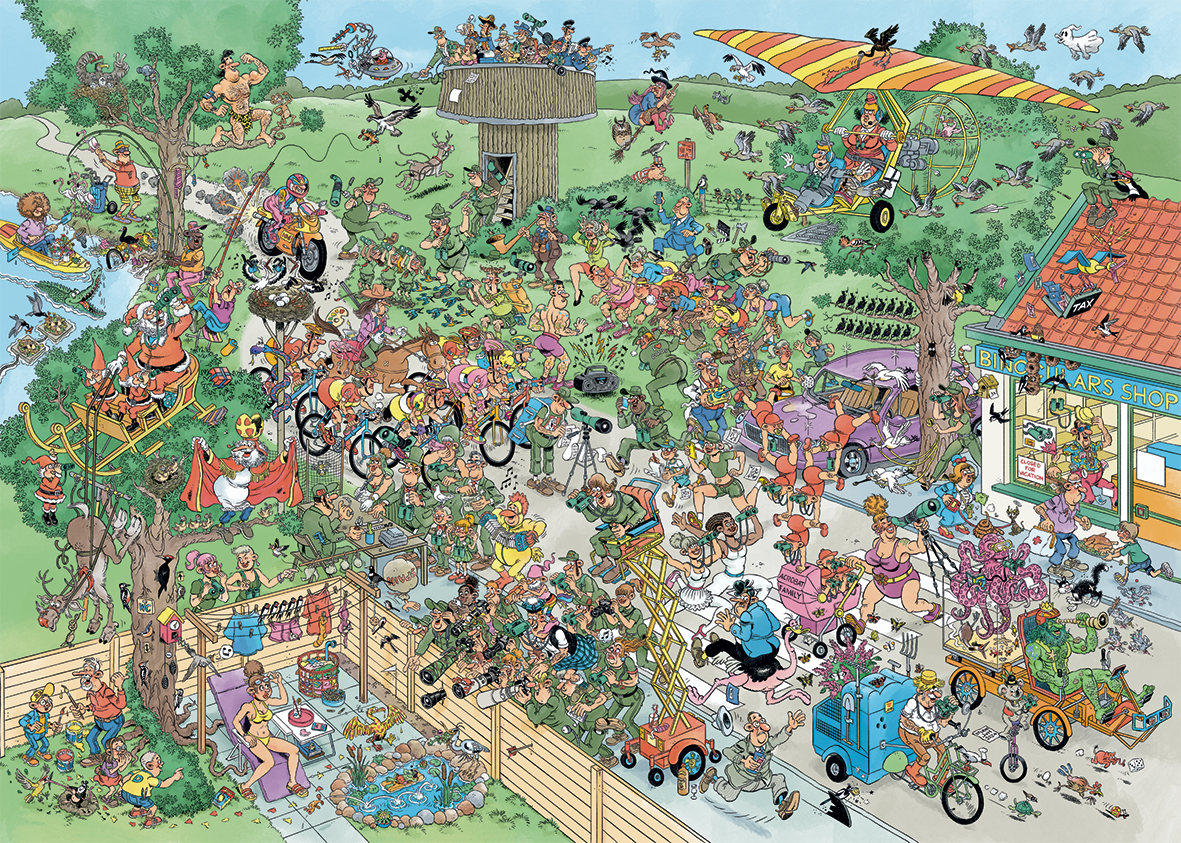Jan van Haasteren - Big Garden Birdwatch (1000 pieces)