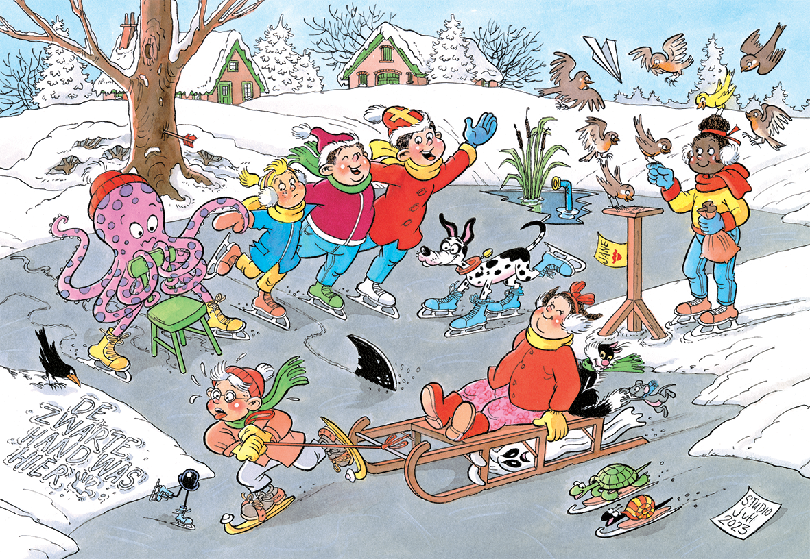 Jan van Haasteren Junior - Schaatsen (240 stukjes)