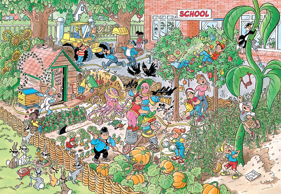 Jan van Haasteren Junior - De schooltuin (360 stukjes)