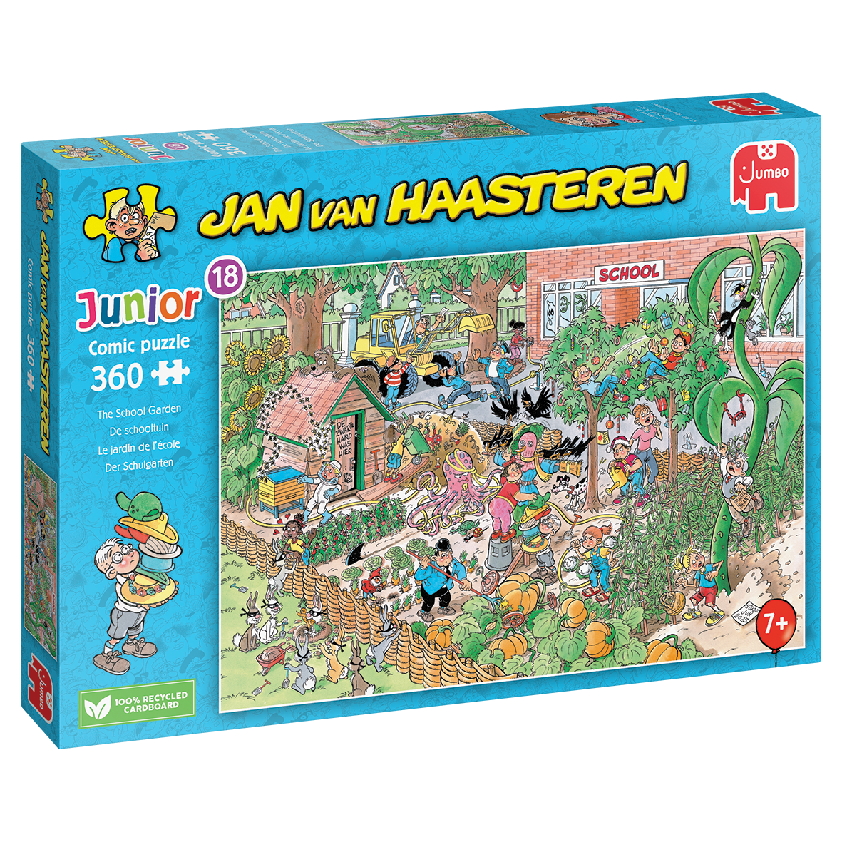 Jan van Haasteren Junior - De schooltuin (360 stukjes)