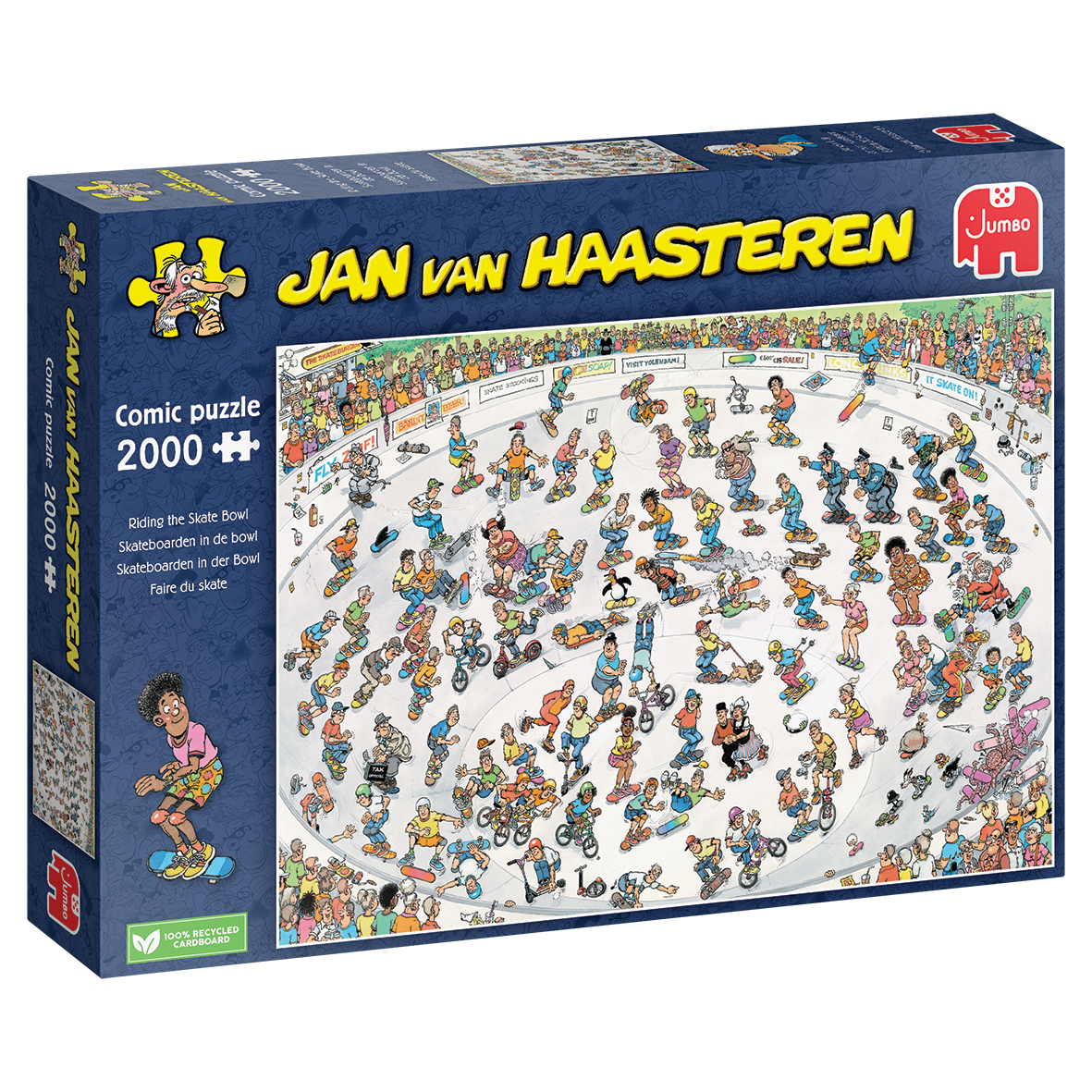 Jan van Haasteren - Riding the Skate Bowl (2000 pieces)