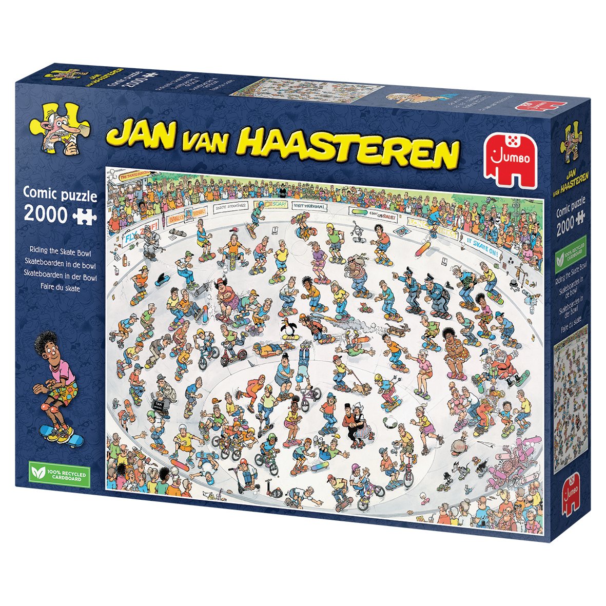 Jan van Haasteren - Riding the Skate Bowl (2000 pieces)