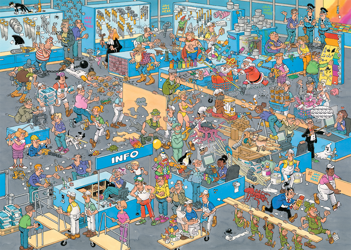 Jan van Haasteren - Renovation Project & DIY Shop (2x1000 pieces)