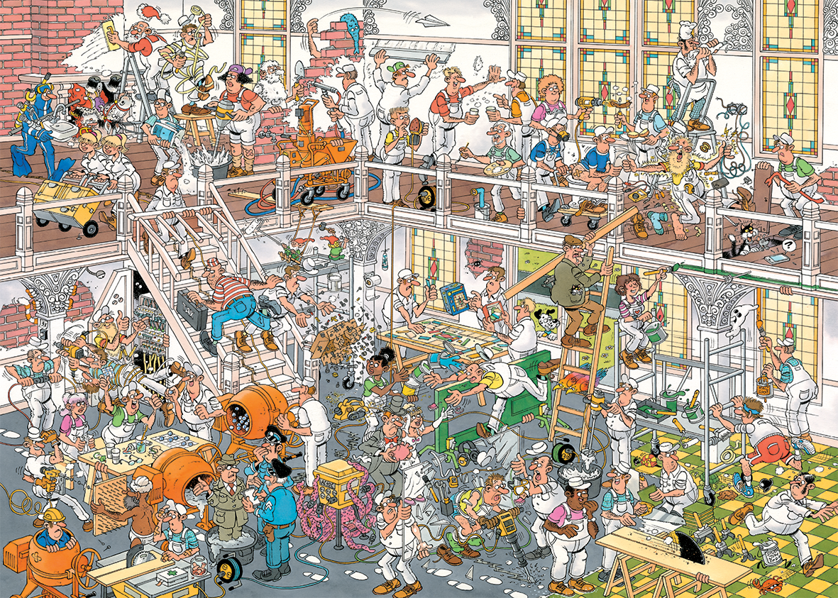 Jan van Haasteren - Renovation Project & DIY Shop (2x1000 pieces)