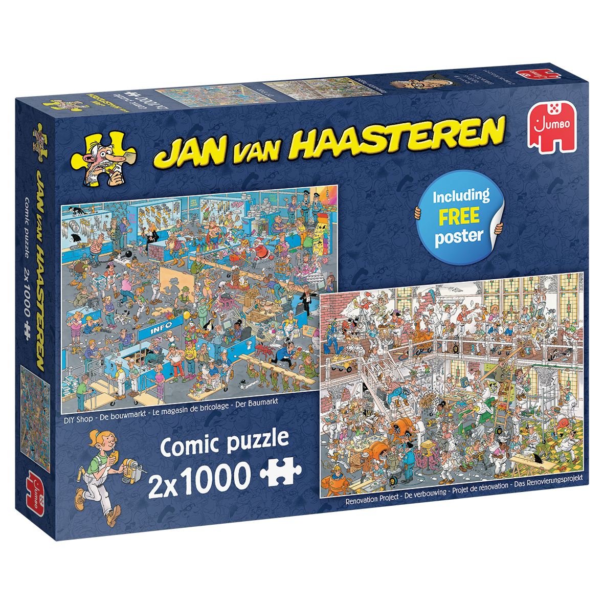 Jan van Haasteren - Renovation Project & DIY Shop (2x1000 pieces)