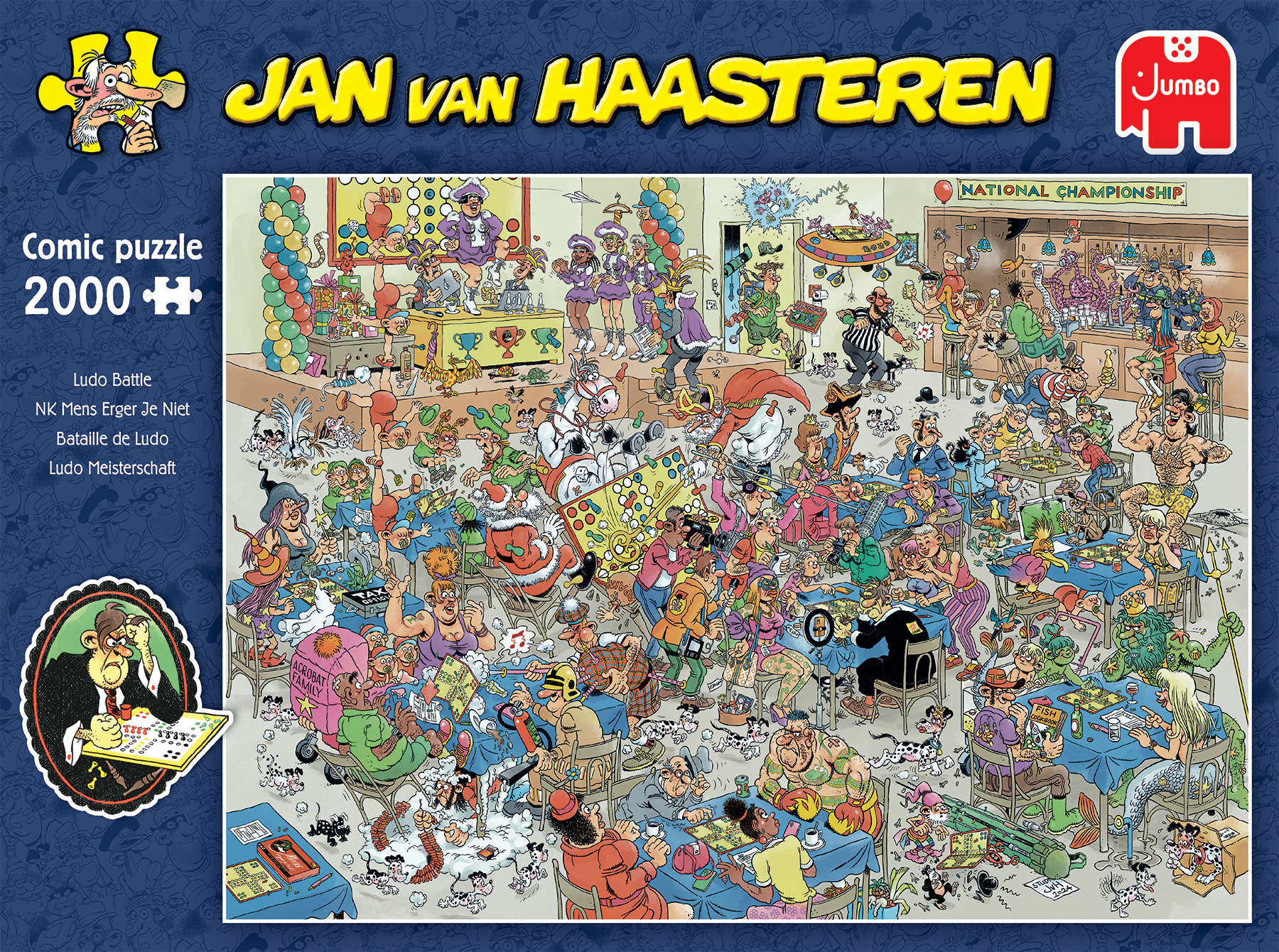 Jan van Haasteren - Ludo Battle (2000 pieces)