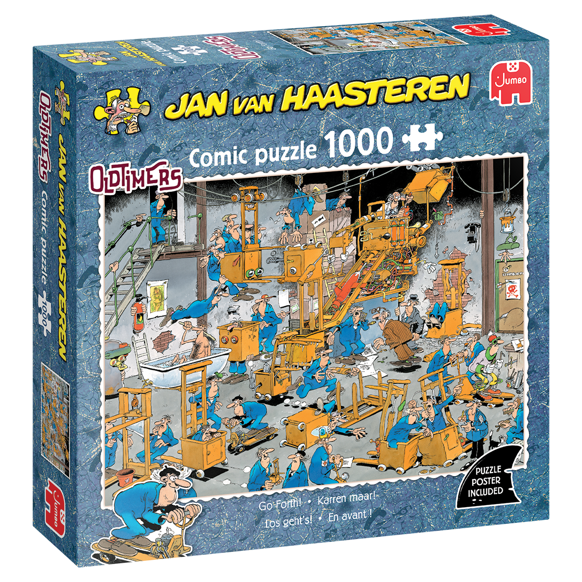 Jan van Haasteren Oldtimers - Go Forth! (1000 pieces)