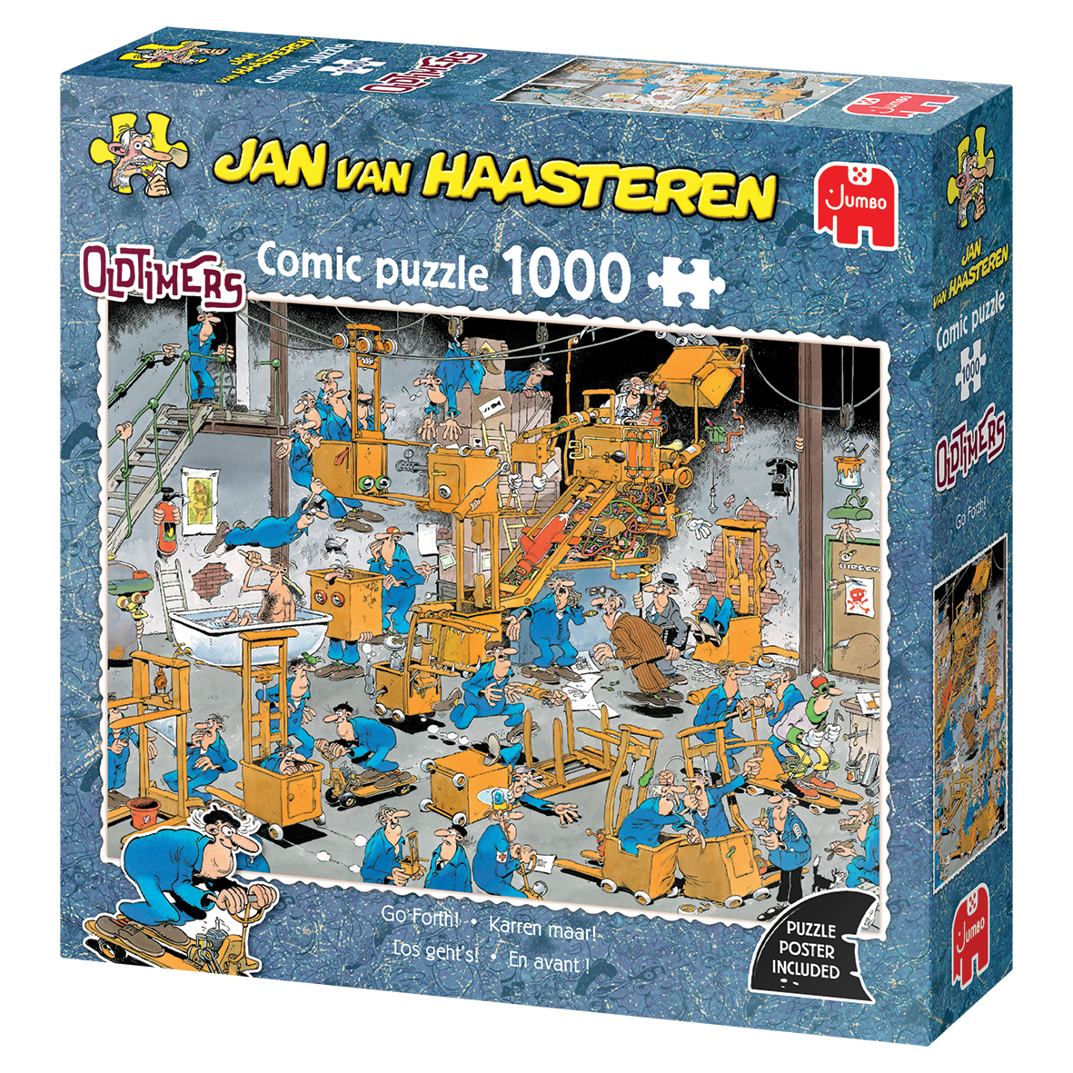 Jan van Haasteren Oldtimers - Go Forth! (1000 pieces)