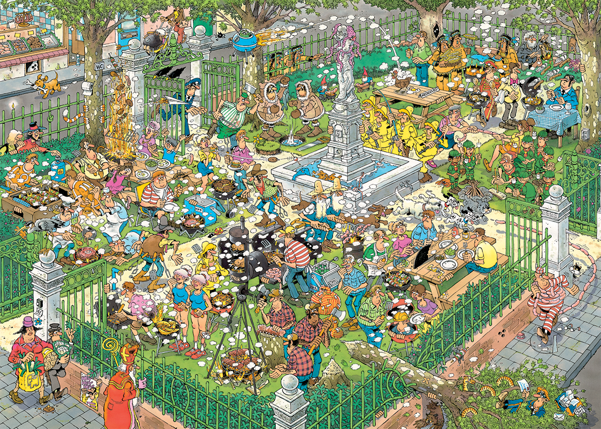 Jan van Haasteren - BBQ Party! (1000 pieces)