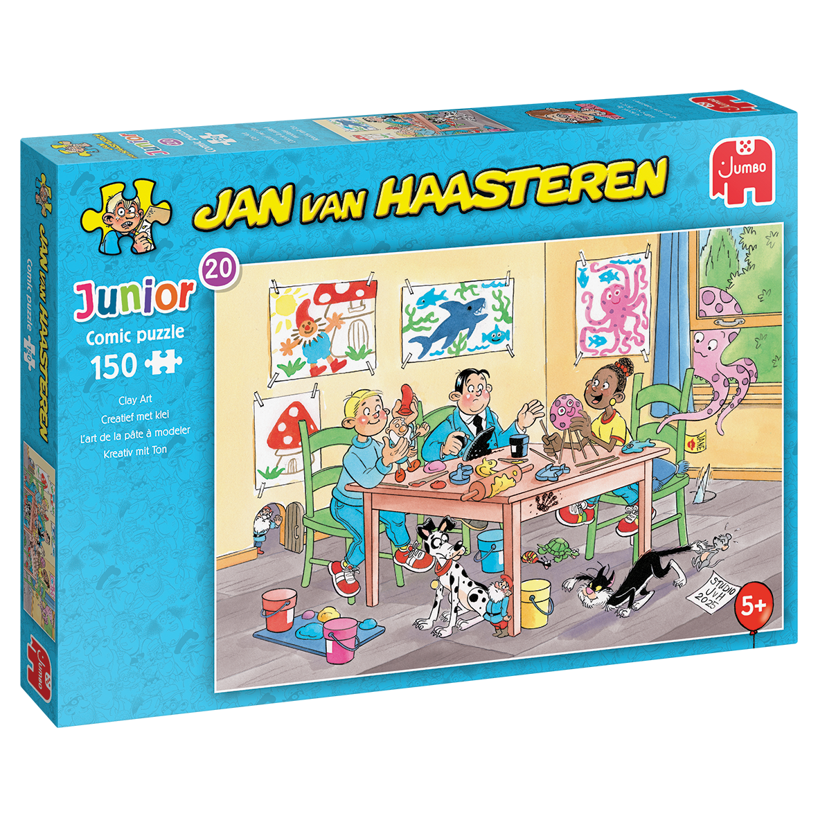 Jan van Haasteren Junior 20 - Clay Art (150 pieces)