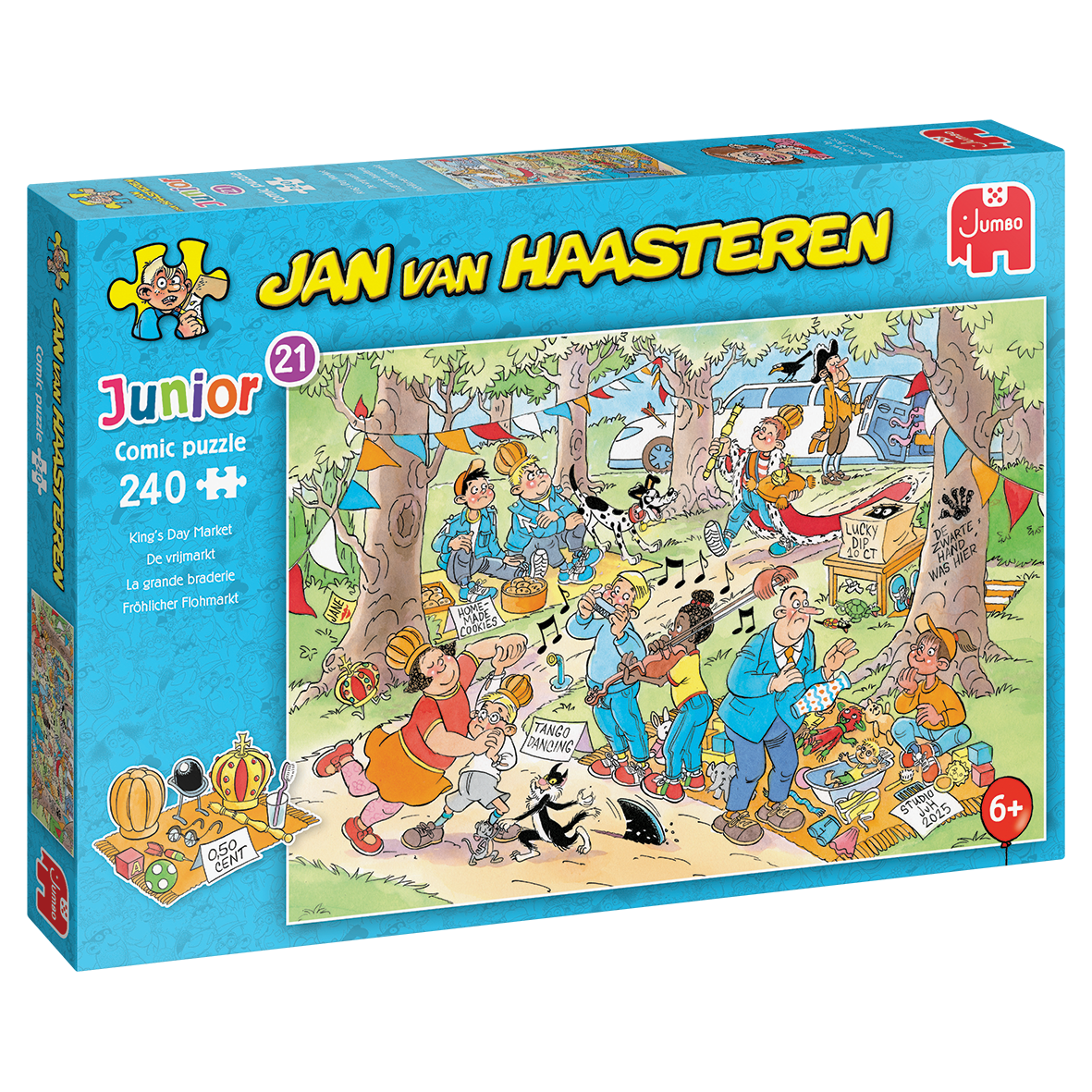 Jan van Haasteren Junior 21 - King’s Day Market (240 pieces)