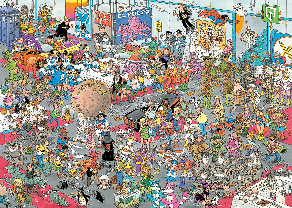 Jan van Haasteren - Give us some space & All dressed up (2x1000 pieces)