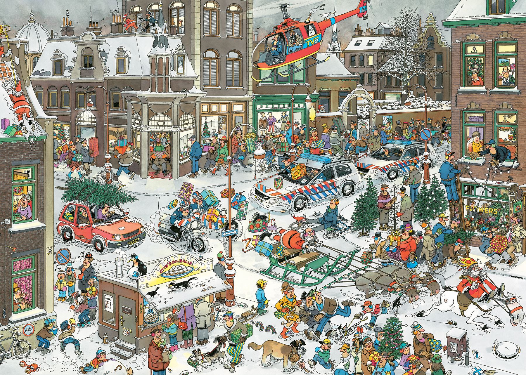 Jan van Haasteren - Christmas (1000 pieces)