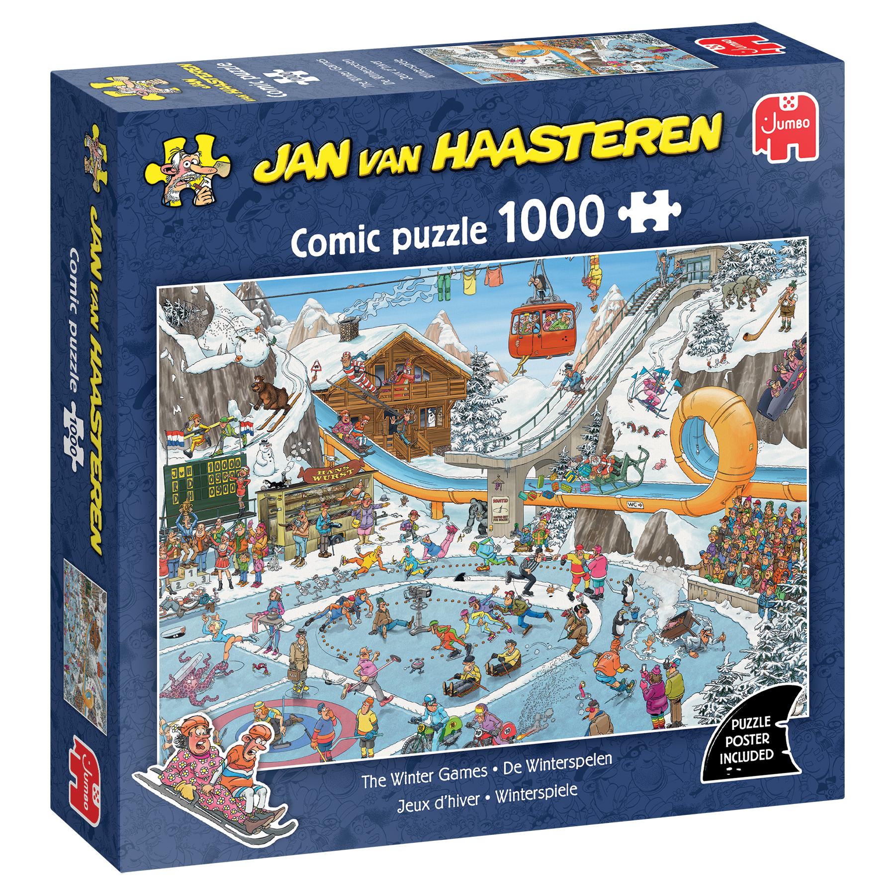 Jan van Haasteren - De Winterspelen (1000 stukjes)