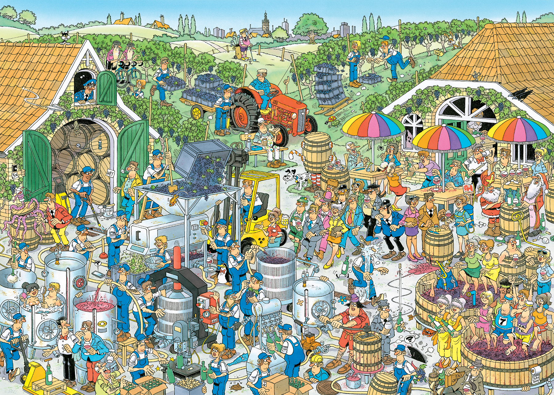 Jan van Haasteren - The Winery (1000 pieces)