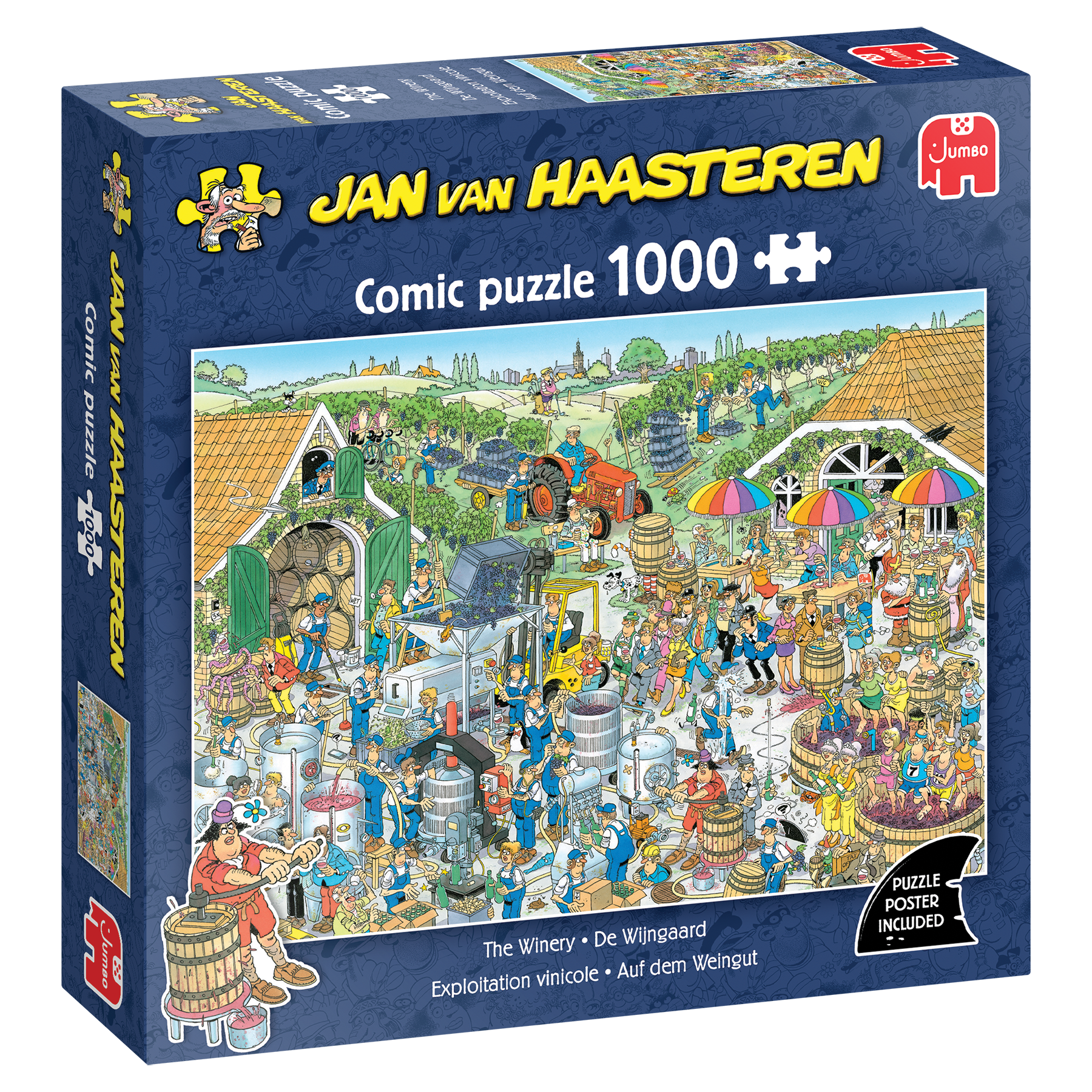 Jan van Haasteren - De Wijngaard (1000 stukjes)
