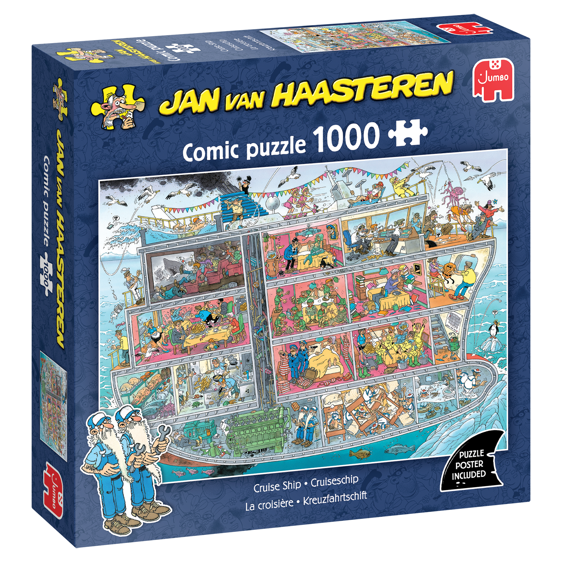 Jan van Haasteren - Cruise Ship (1000 pieces)