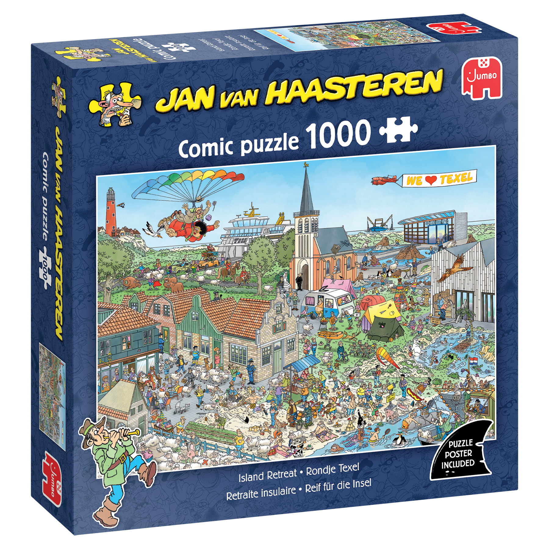 Jan van Haasteren - Island Retreat (1000 pieces)