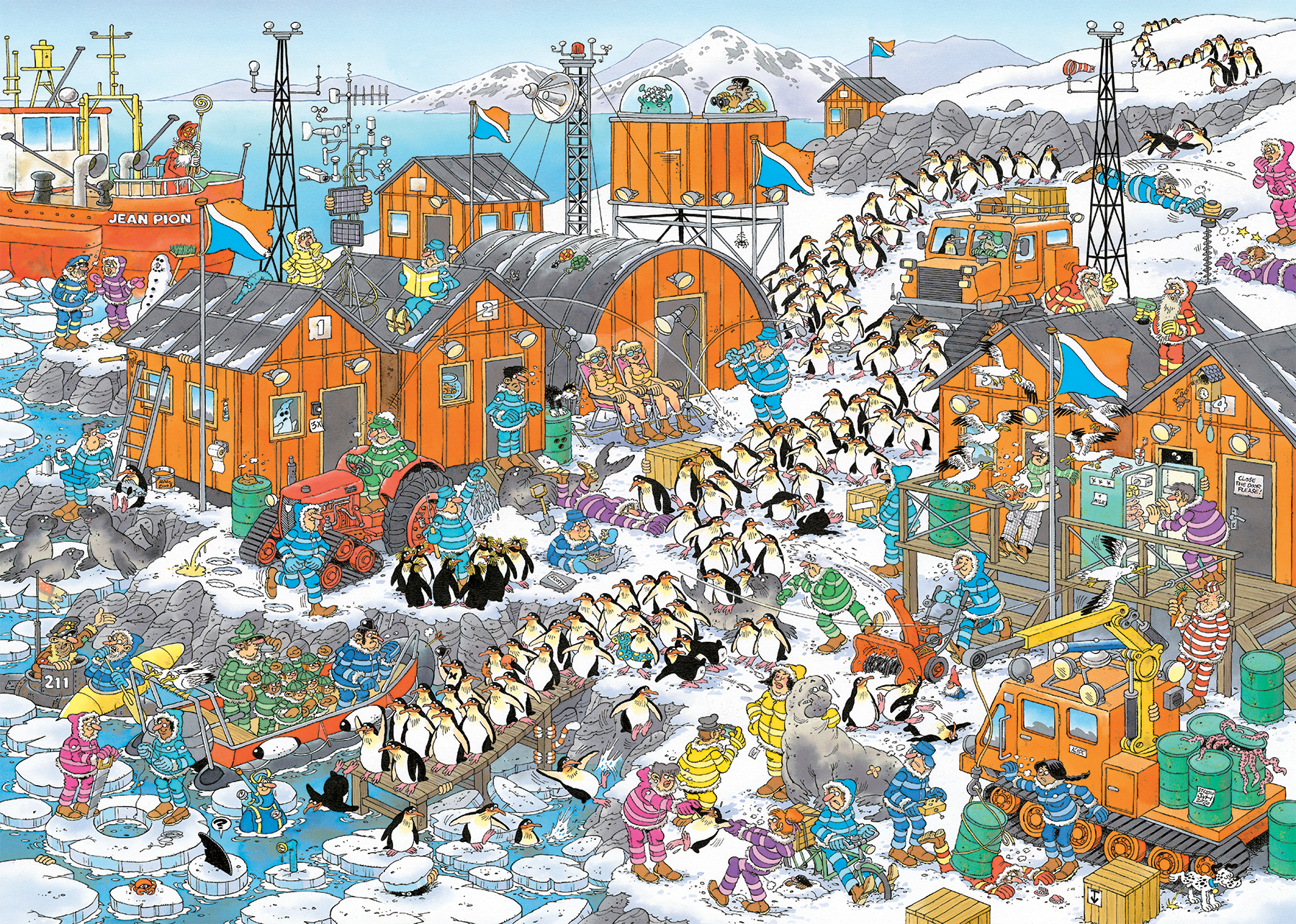 Jan van Haasteren - South Pole Expedition (1000 pieces)