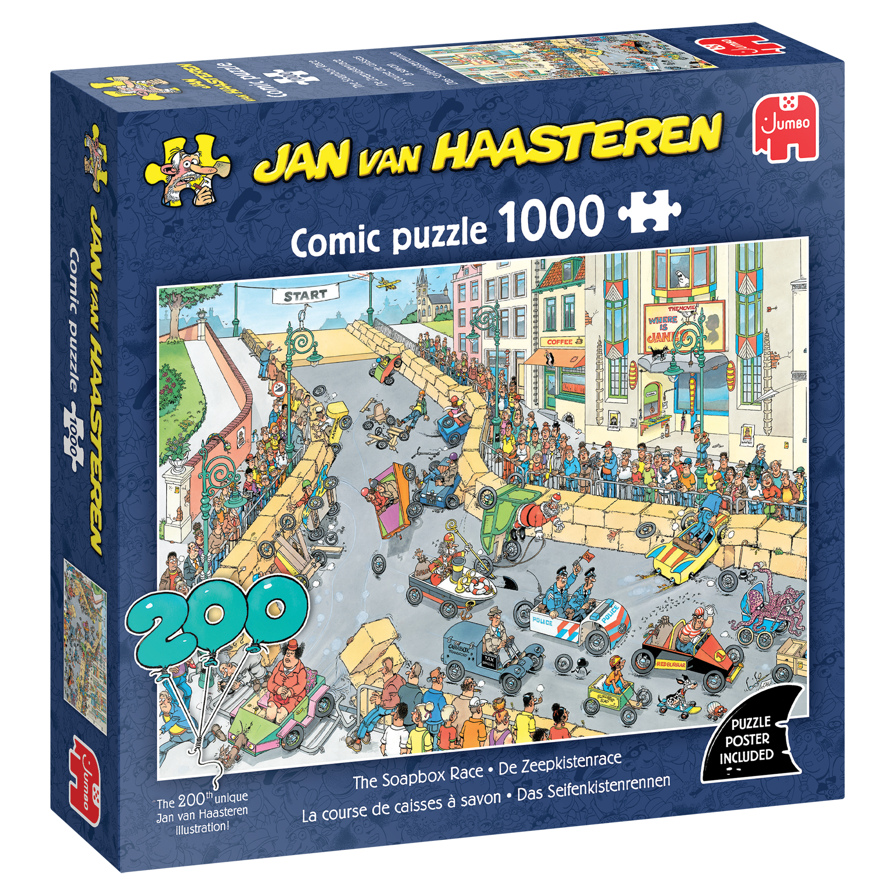 Jan van Haasteren - The Soapbox Race (1000 pieces)