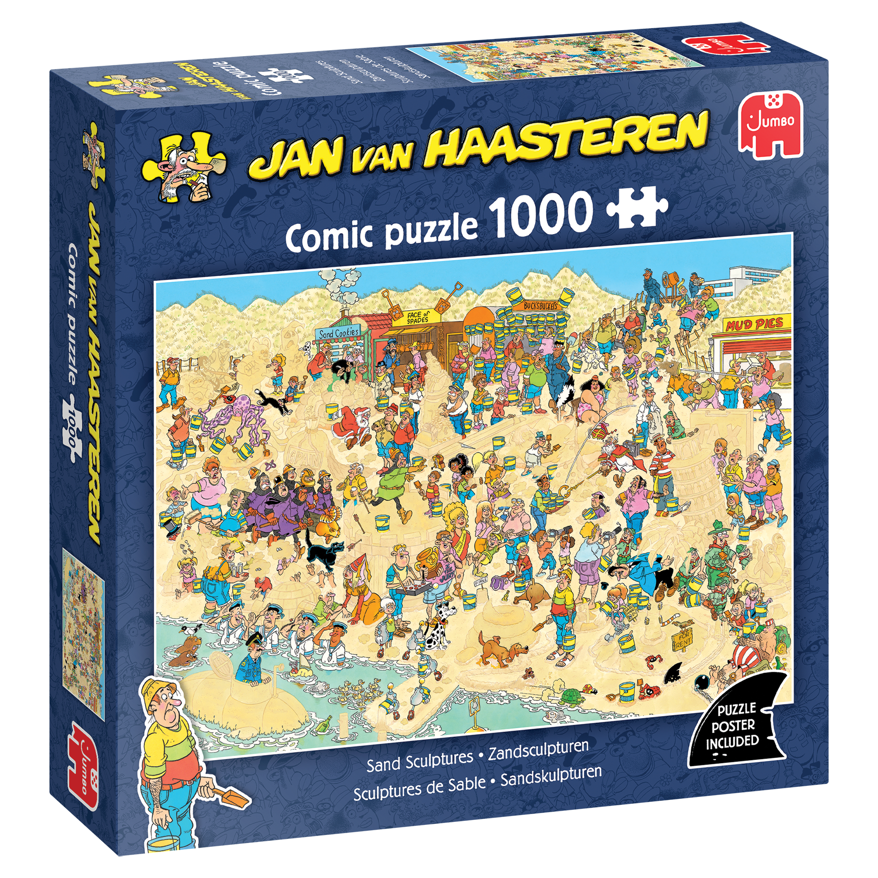 Jan van Haasteren - Sand Sculptures (1000 pieces)