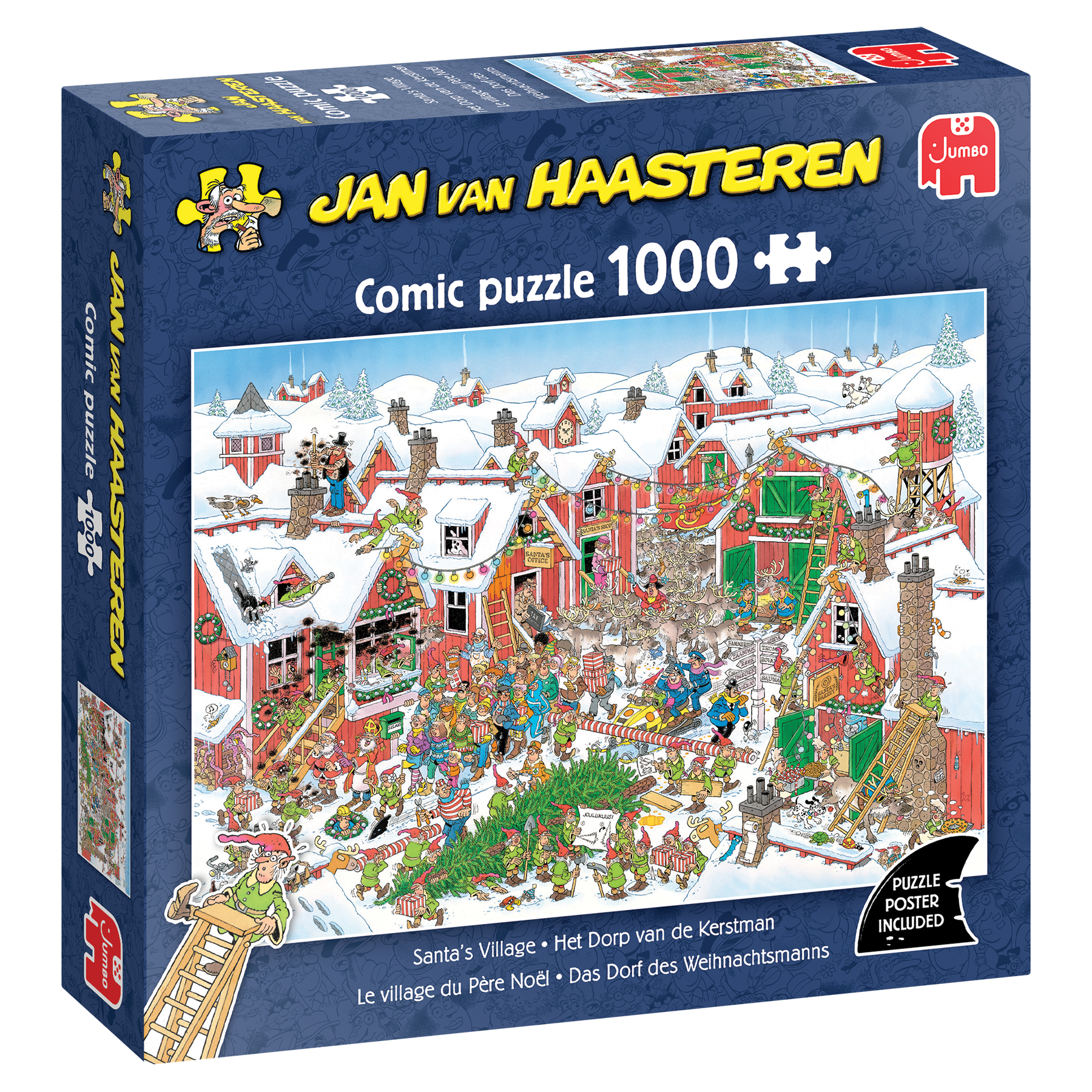 Jan van Haasteren - Het Dorp van de Kerstman (1000 stukjes)