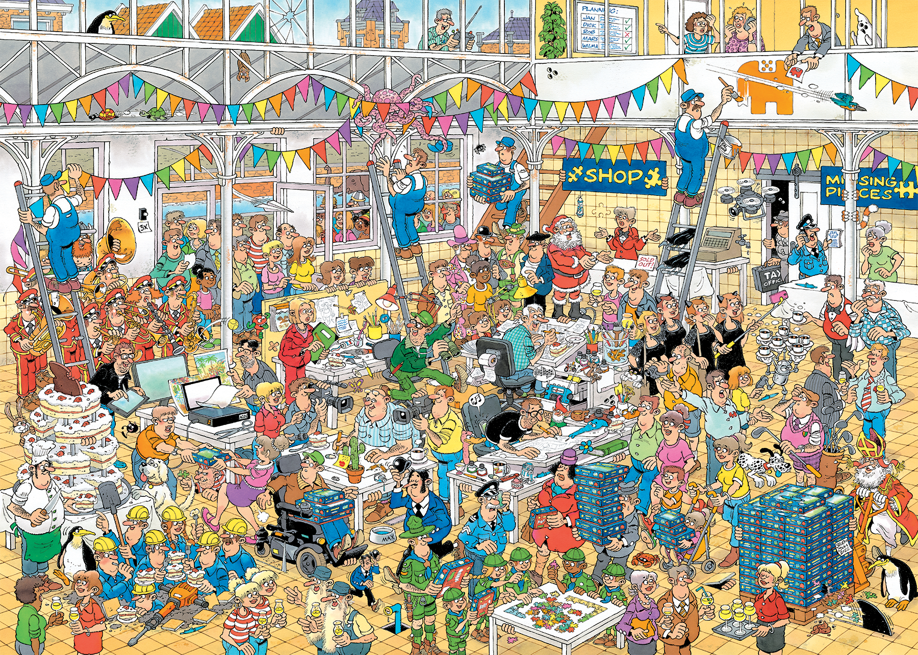 Jan van Haasteren - Studio 10 Years (1000 pieces)