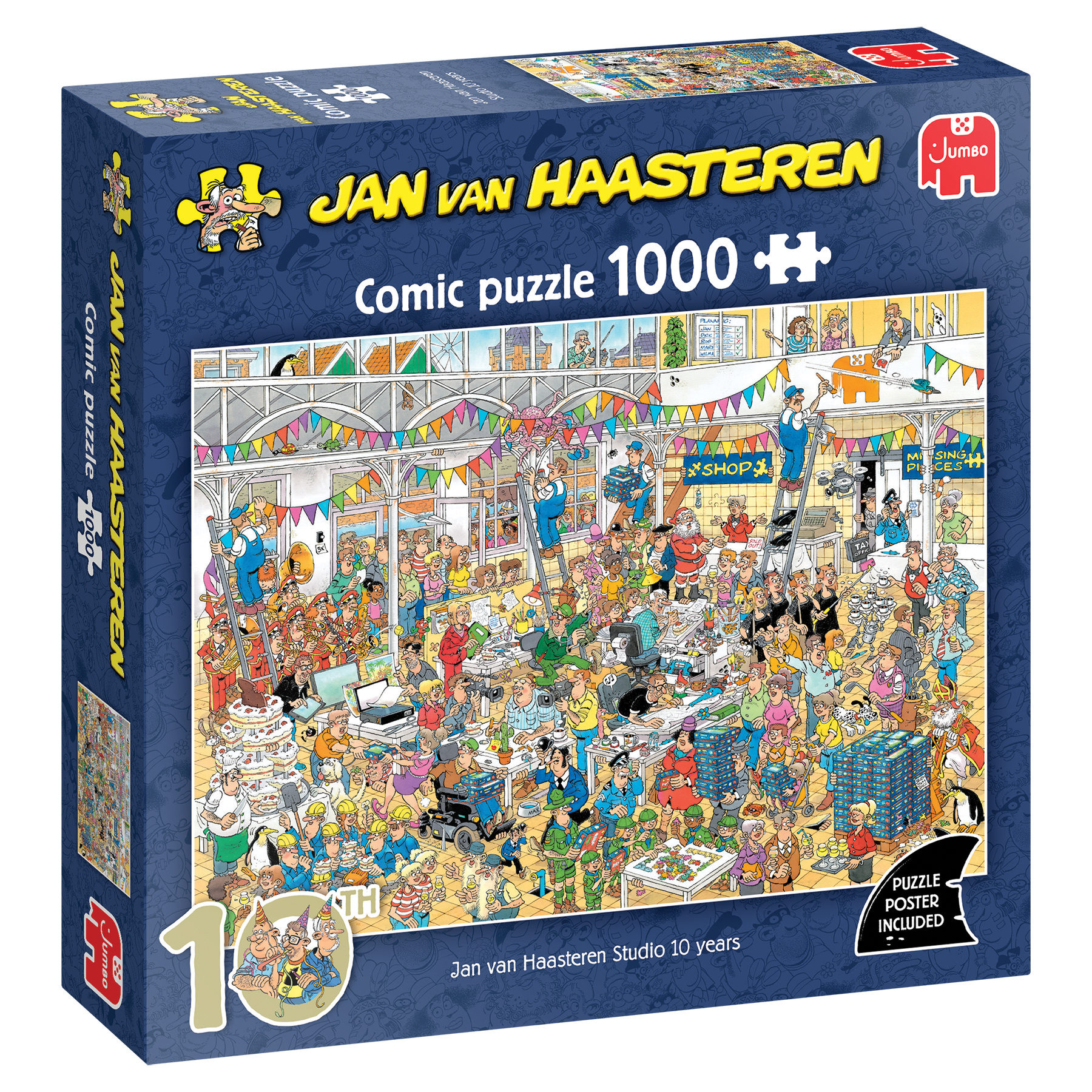 Jan van Haasteren - Studio 10 Jaar - 1000 Stukjes