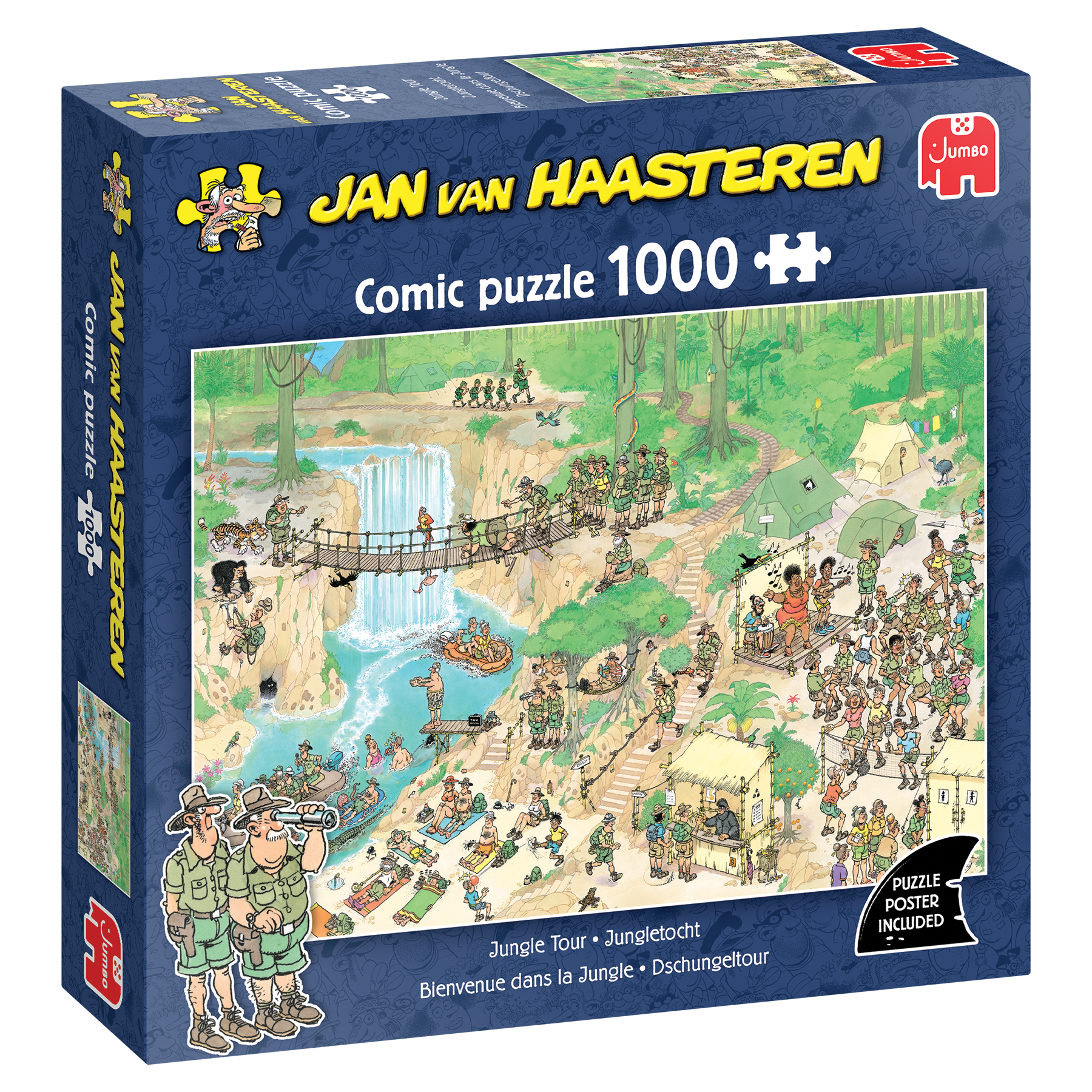 Jan van Haasteren - Jungletocht (1000 stukjes)