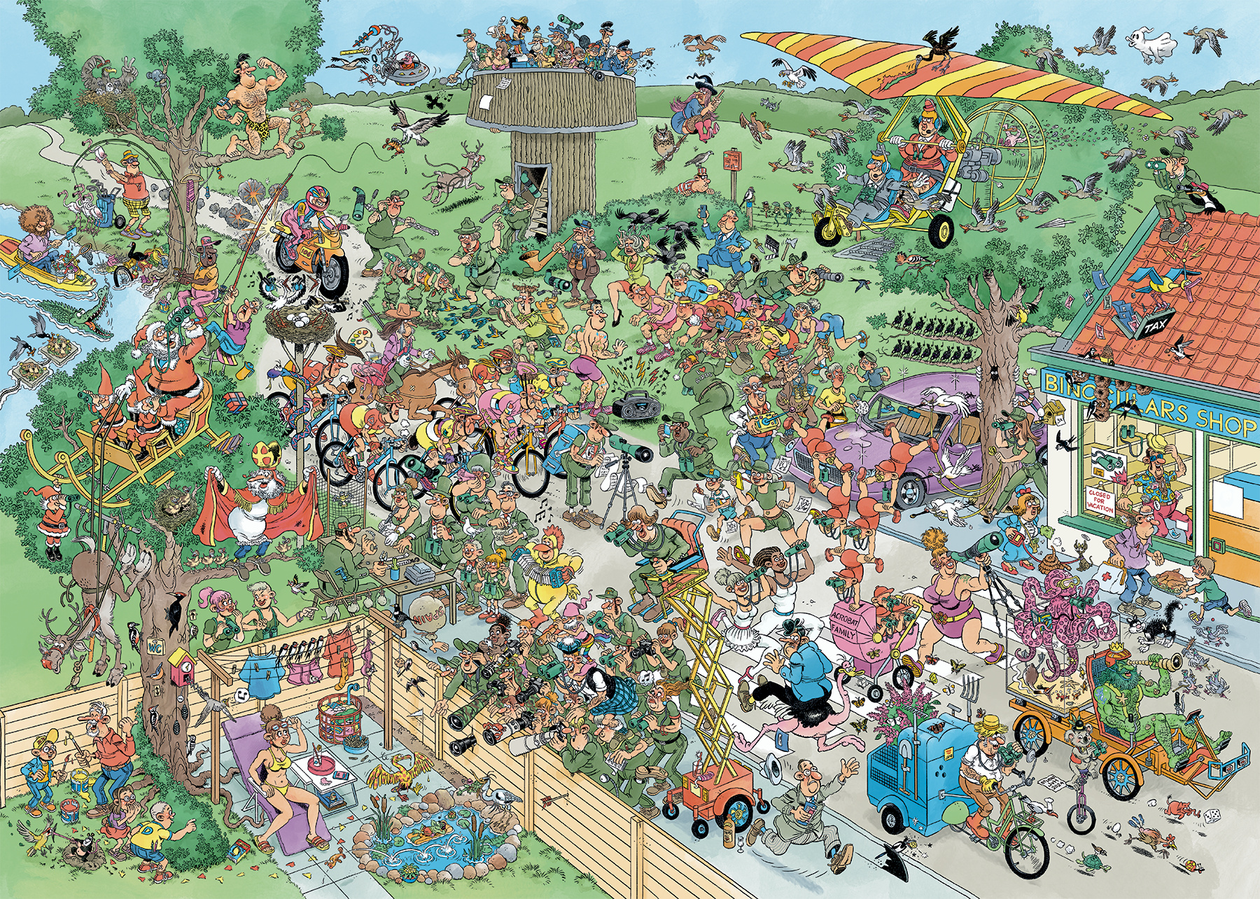 Jan van Haasteren - Big Garden Birdwatch (1000 pieces)