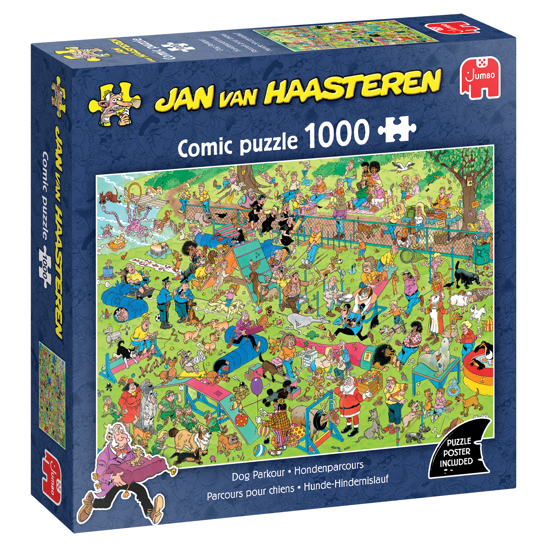 Jan van Haasteren - Hondenparcours (1000 stukjes)